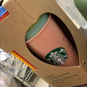 Starbucks color changing cold cups